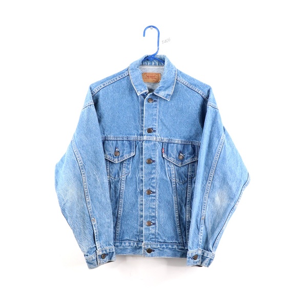 Vintage 80s Levis 70506 0216 Denim Jacket Blue